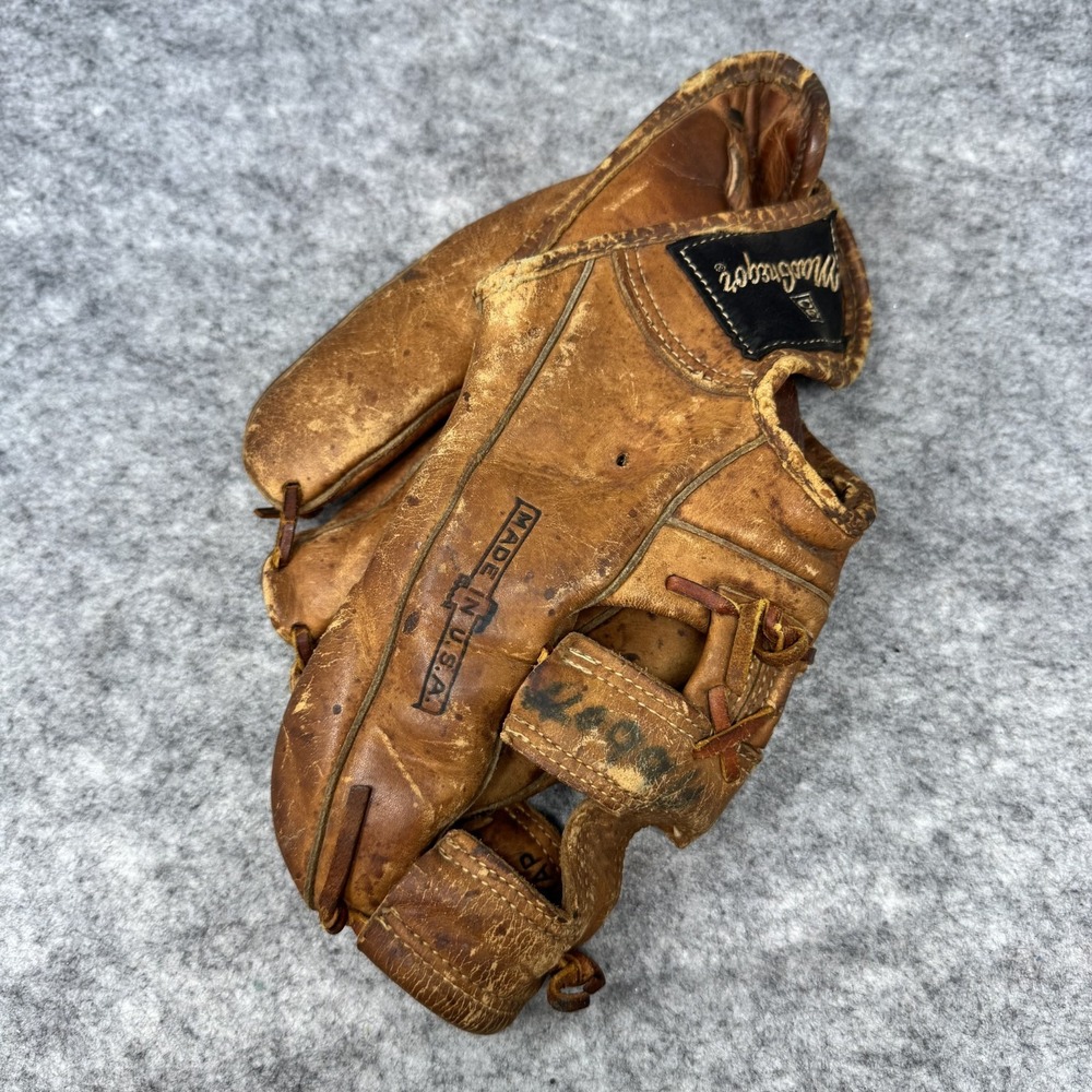 Vtg MacGregor G312 Play Master Flex Pad Glove Natural Ball Pocket USA RHT